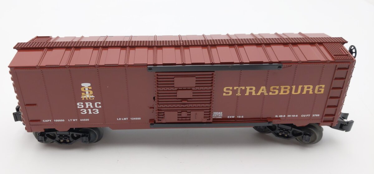 Lionel 6-39342 O Gauge Strasburg Boxcar #313