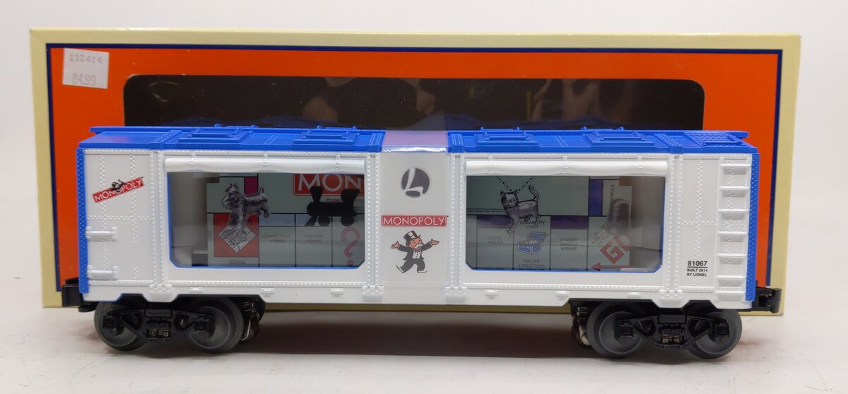 Lionel 6-81067 O Gauge Monopoly Aquarium Car
