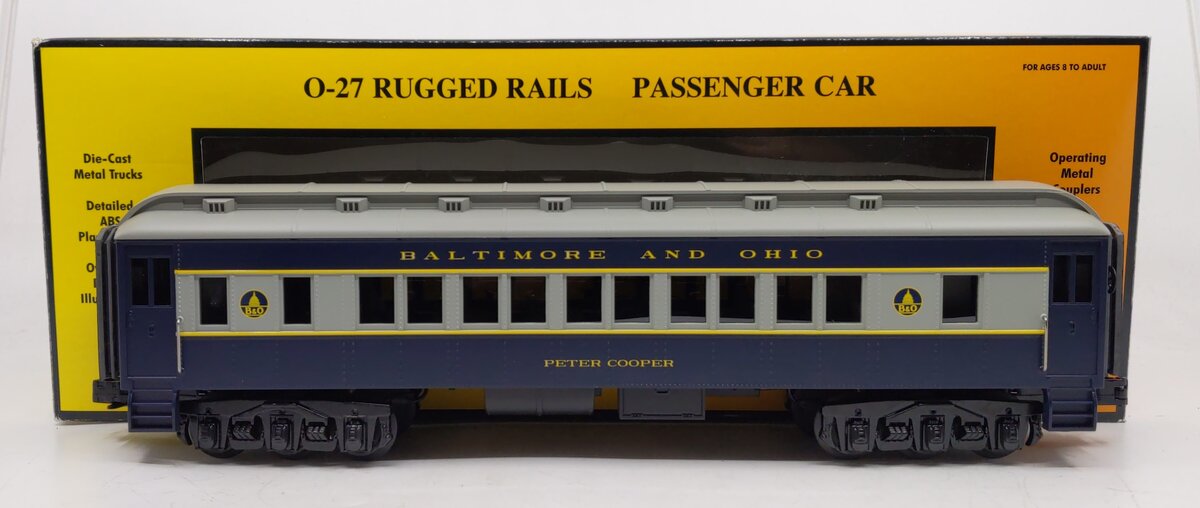 MTH 33-6233 O Gauge Baltimore & Ohio O-27 Madison Coach Car