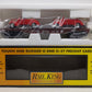 MTH 30-76380 O Gauge Pennsylvania Flat Car w/ '37 Ford V8 Convertibles