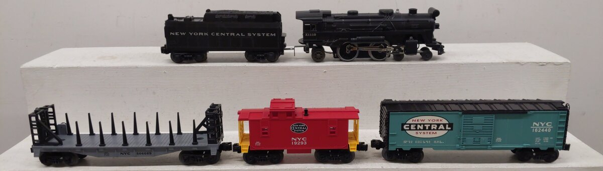 Lionel 6-31914 O New York Central Steam Freight Flyer O Gauge Steam Train Set EX/Box