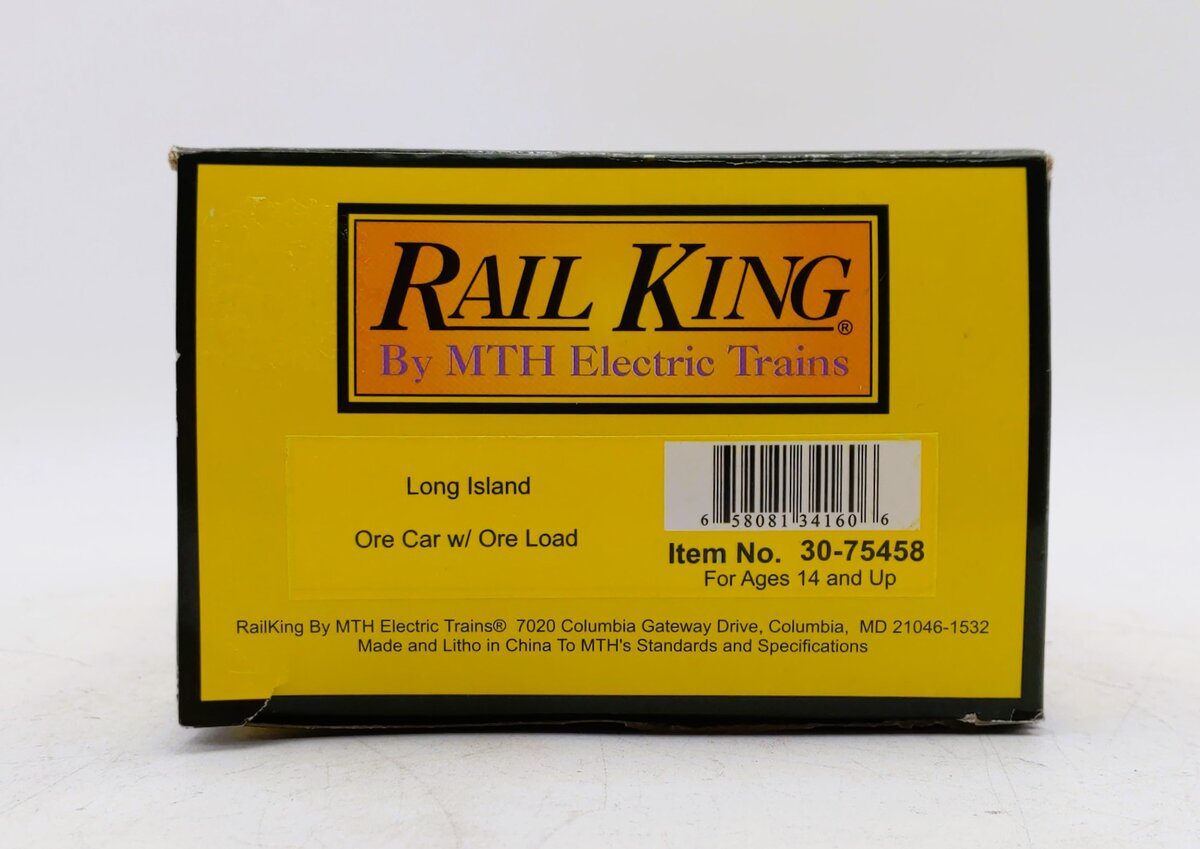 MTH 30-75458 O Long Island Ore Car w/Load #4064