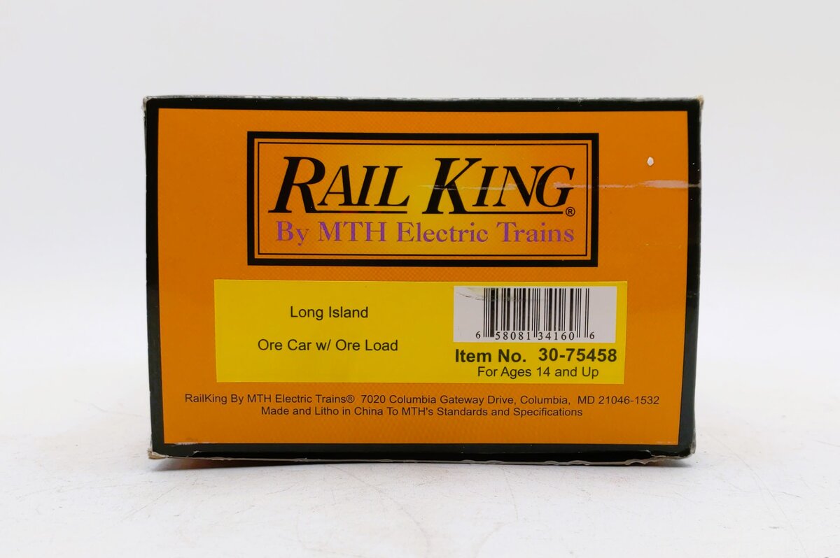 MTH 30-75458 O Long Island Ore Car w/Load #4064
