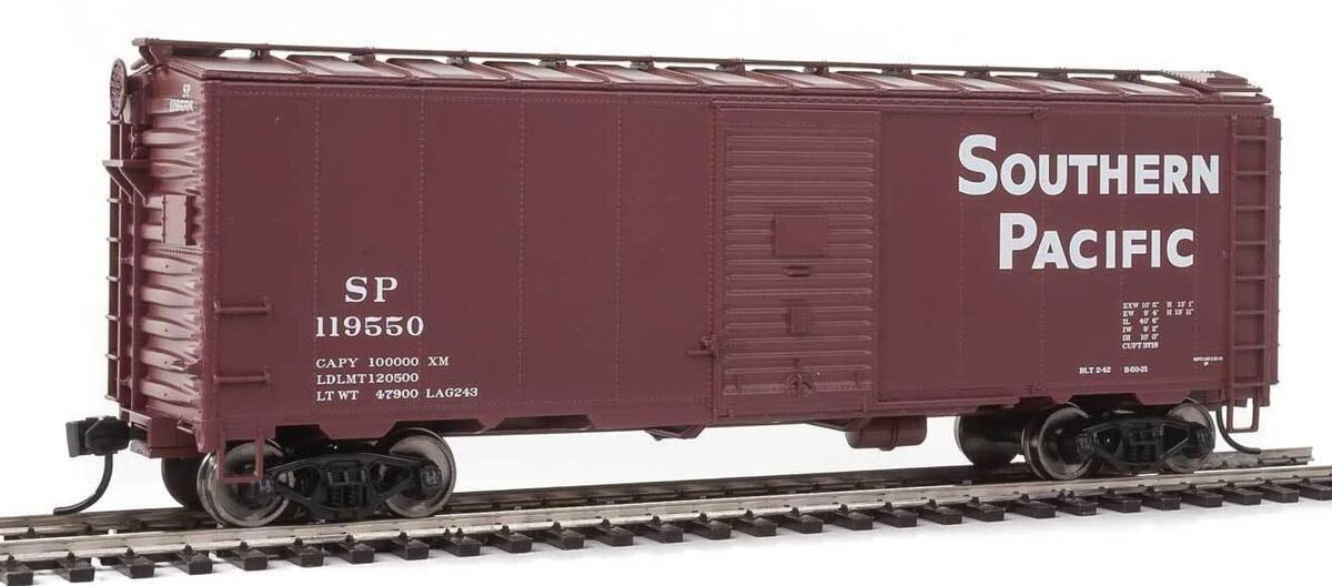 Walthers 910-2724 HO Southern Pacific 40' AAR Modified 1937 Boxcar #119550