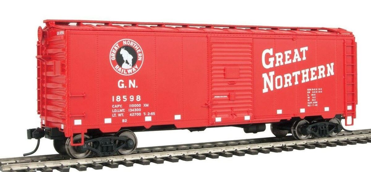 Walthers 910-1456 HO Great Northern 40' AAR 1948 Boxcar #18598