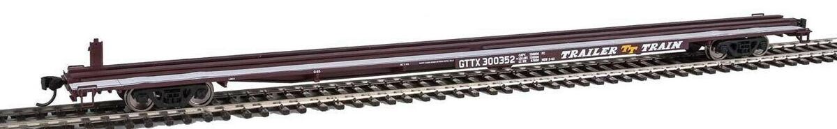 Walthers 910-5501 HO Trailer-Train GTTX 85' General American G85 Flatcar #300352