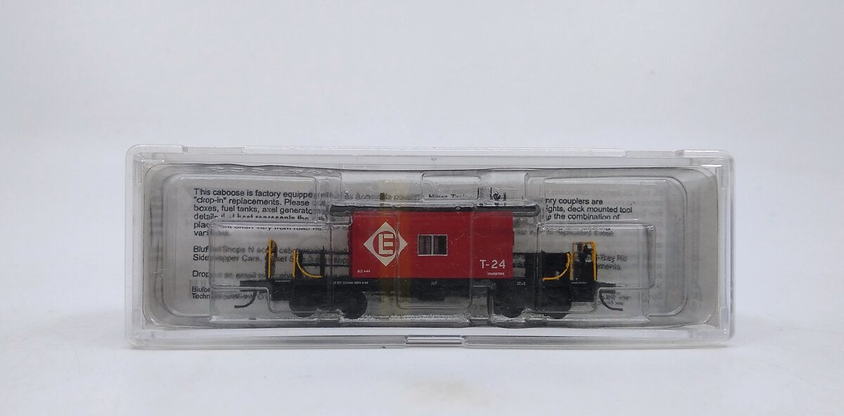 Bluford Shops 23040 N Erie-Lackawanna Steel Transfer Caboose # T-24