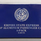 Lionel 6-29173 O New York Central Empire State Express Passenger Cars (Set of 4) EX/Box