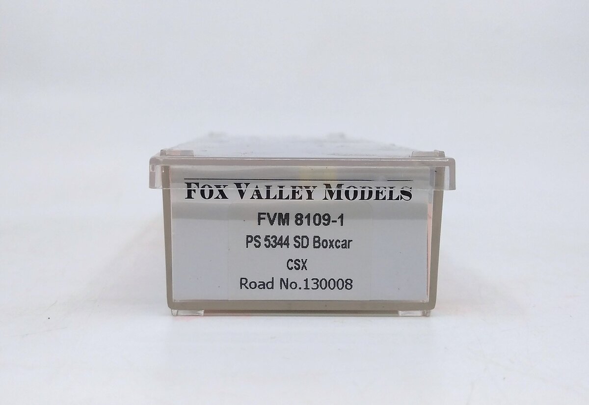 Fox Valley Models 8109-1 N CSXT PS 5344 SD Boxcar #130008