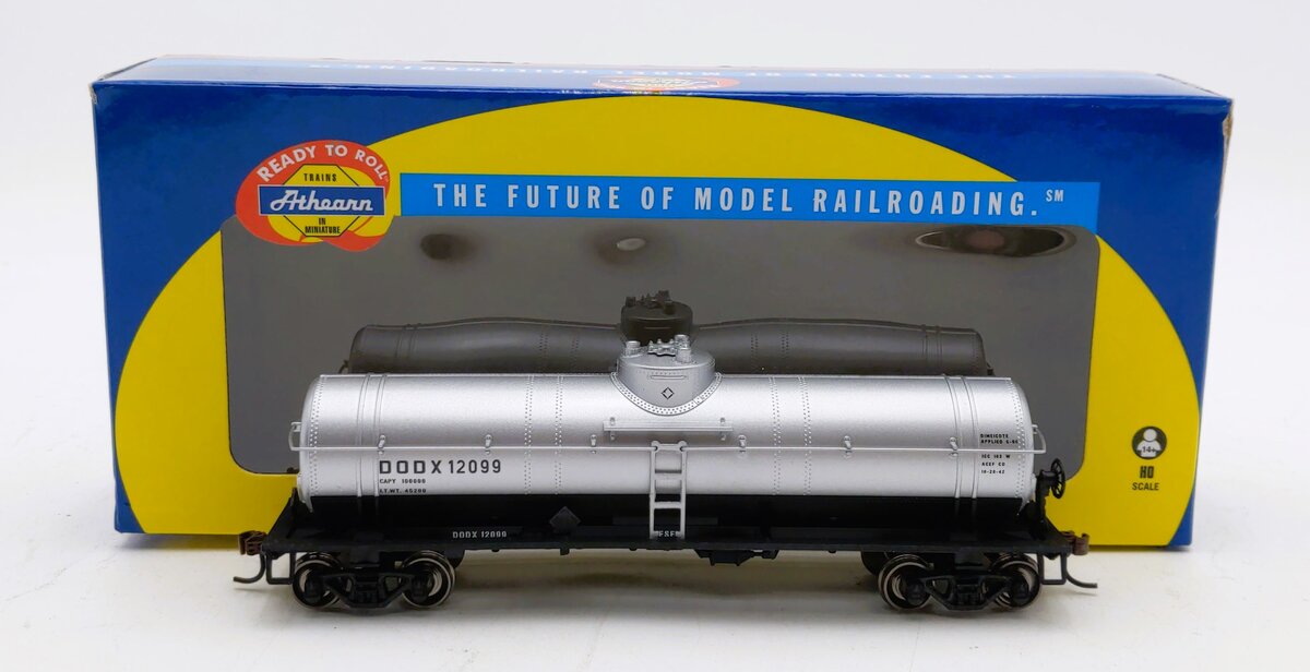 Athearn 76651 HO Department of Defense Single-Dome Tank Car #12099