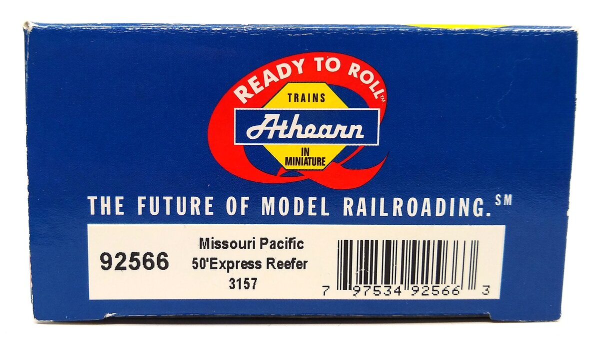 Athearn 92566 HO Scale RTR Missouri Pacific 50' Express Reefer #3157