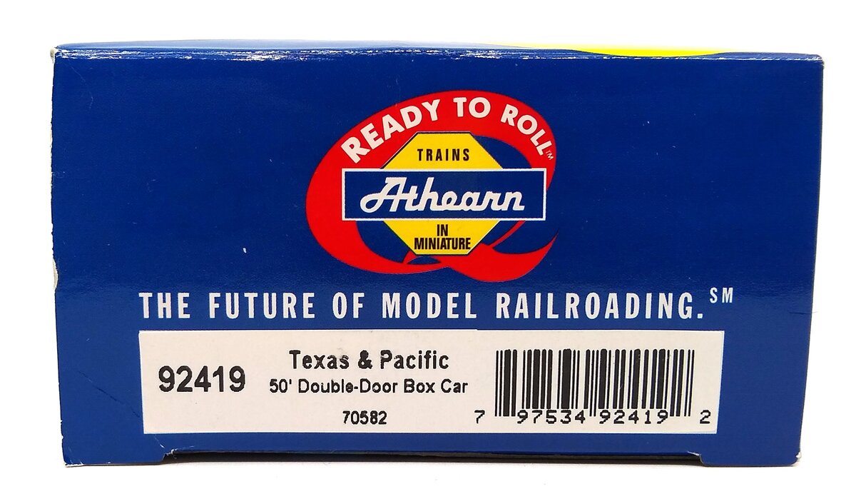 Athearn 92419 HO T&P RTR 50' Double Door Box Car #70582
