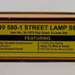 MTH 30-1079-A #580-1 O Scale Pea Green Street Lamp Set (Set of 2) LN/Box