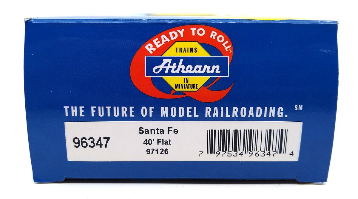 Athearn 96347 HO ATSF 40' Flat Car #97126