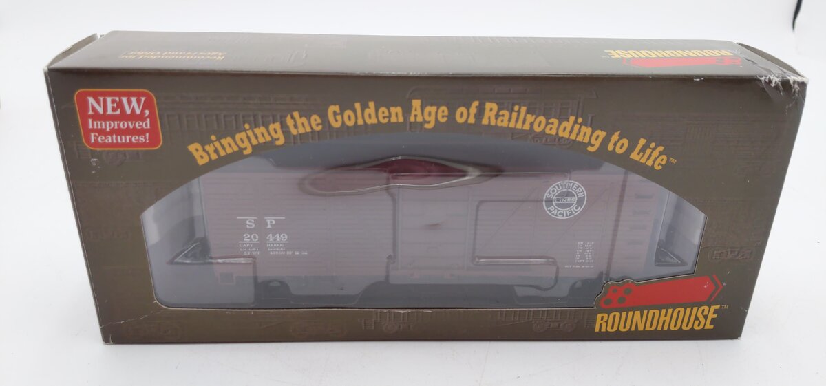 Roundhouse 85712 HO Southern Pacific RTR 40' Outside Braced Boxcar #20449