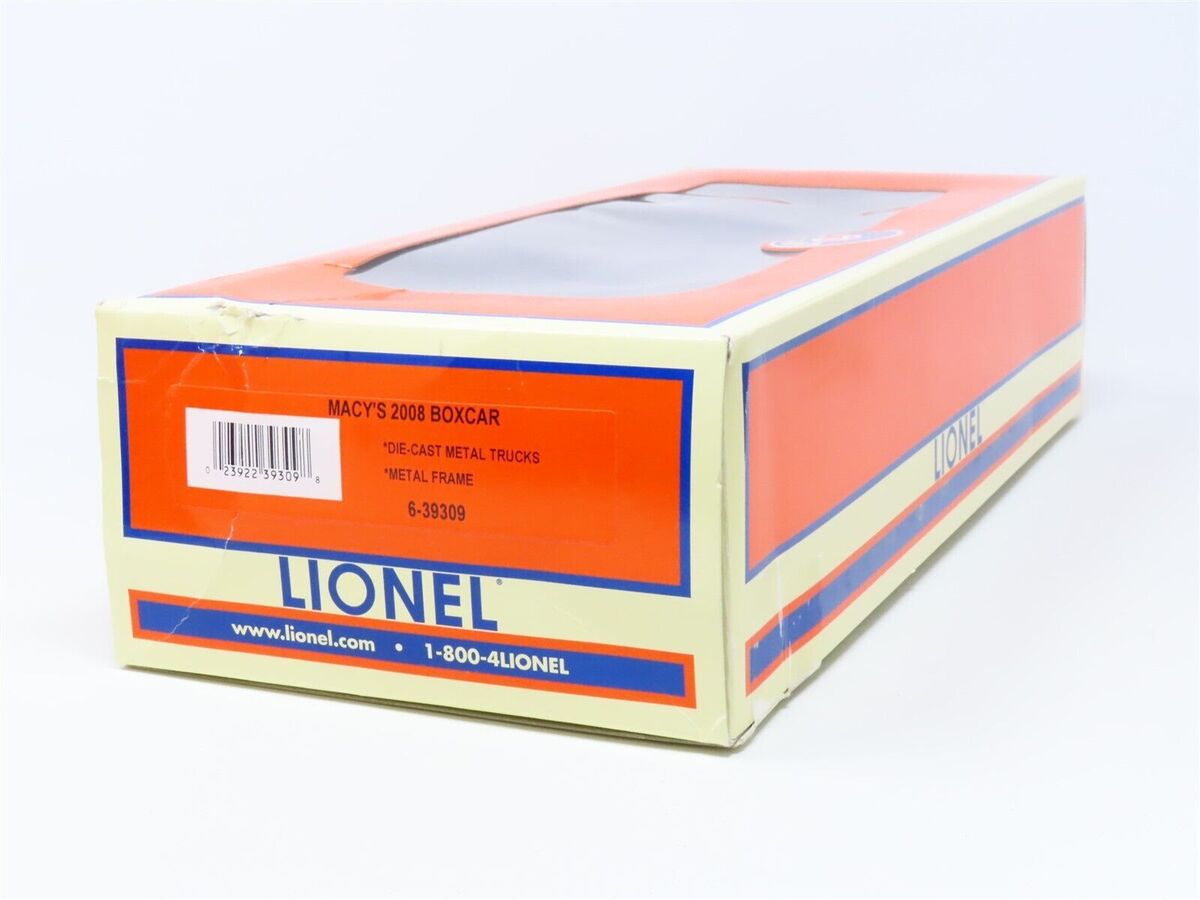 Lionel 6-39309 O Gauge Macy's 2008 Boxcar LN/Box