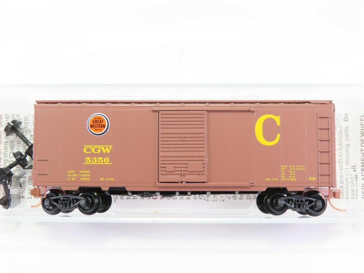 Micro-Trains 02000736 N Chicago Great Western 40'''' Single Door Boxcar #5356