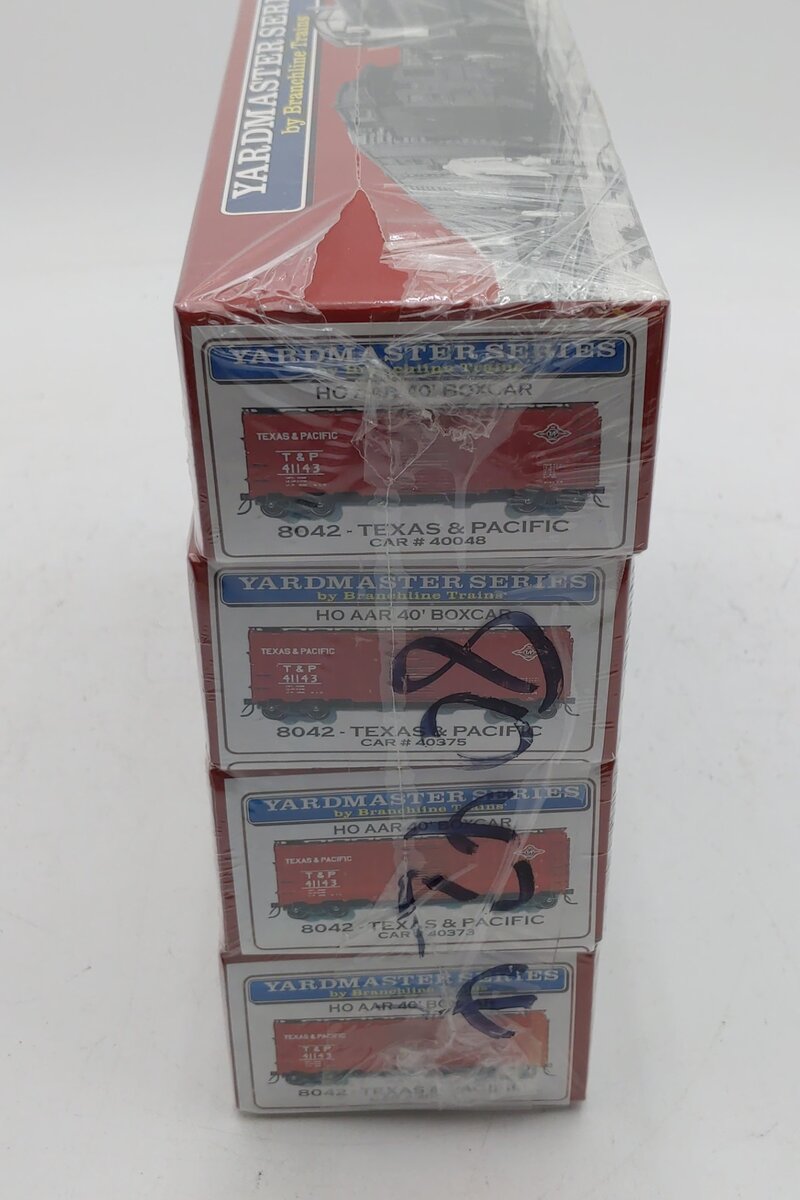 Branchline Trains 8042 HO Texas & Pacific 40' AAR Car (Set of 4)