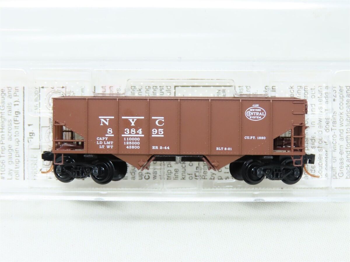 Micro-Trains 05600170 N NYC 33' Rib Side Twin Bay Hopper #838495 LN/Box