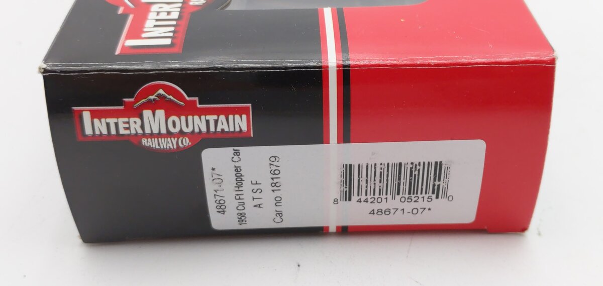 InterMountain 48671-07 HO ATSF 1958 Cu Ft Hopper Car # 181679