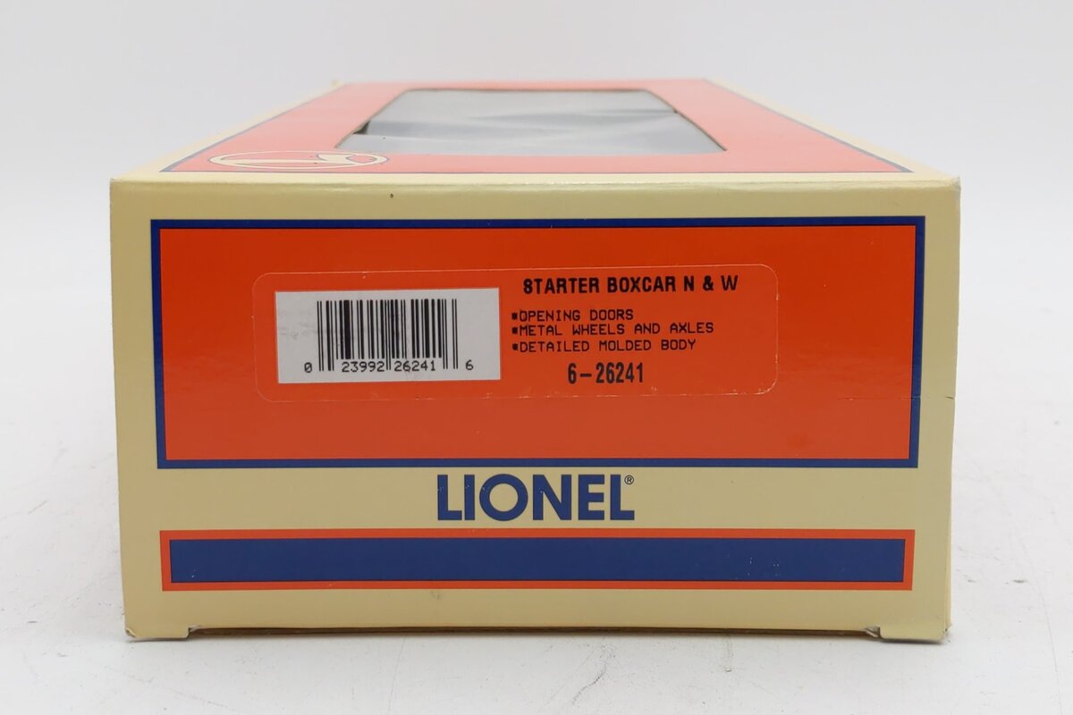 Lionel 6-26241 O Gauge Norfolk & Western Starter Boxcar #57490 LN/Box