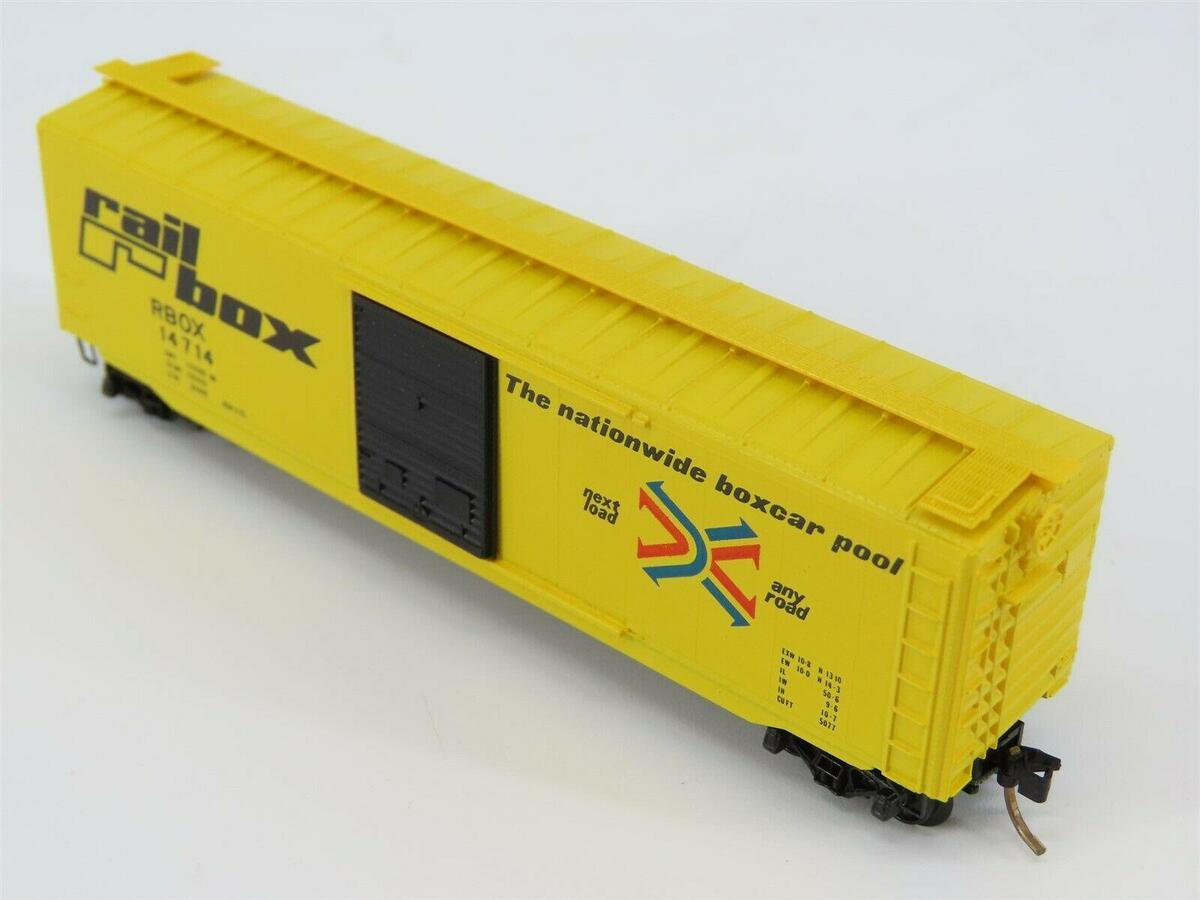 Micro-Trains 03100021 N Railbox 50' Standard Single Door Boxcar #14714 LN/Box
