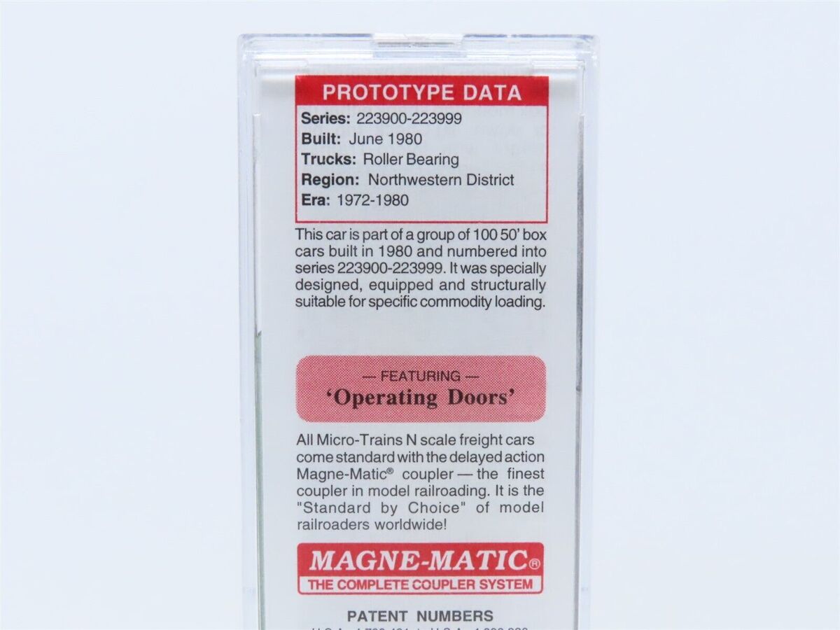 Micro-Trains 03000200 N BN 50' Double Door Rib Side Boxcar #223939 LN/Box