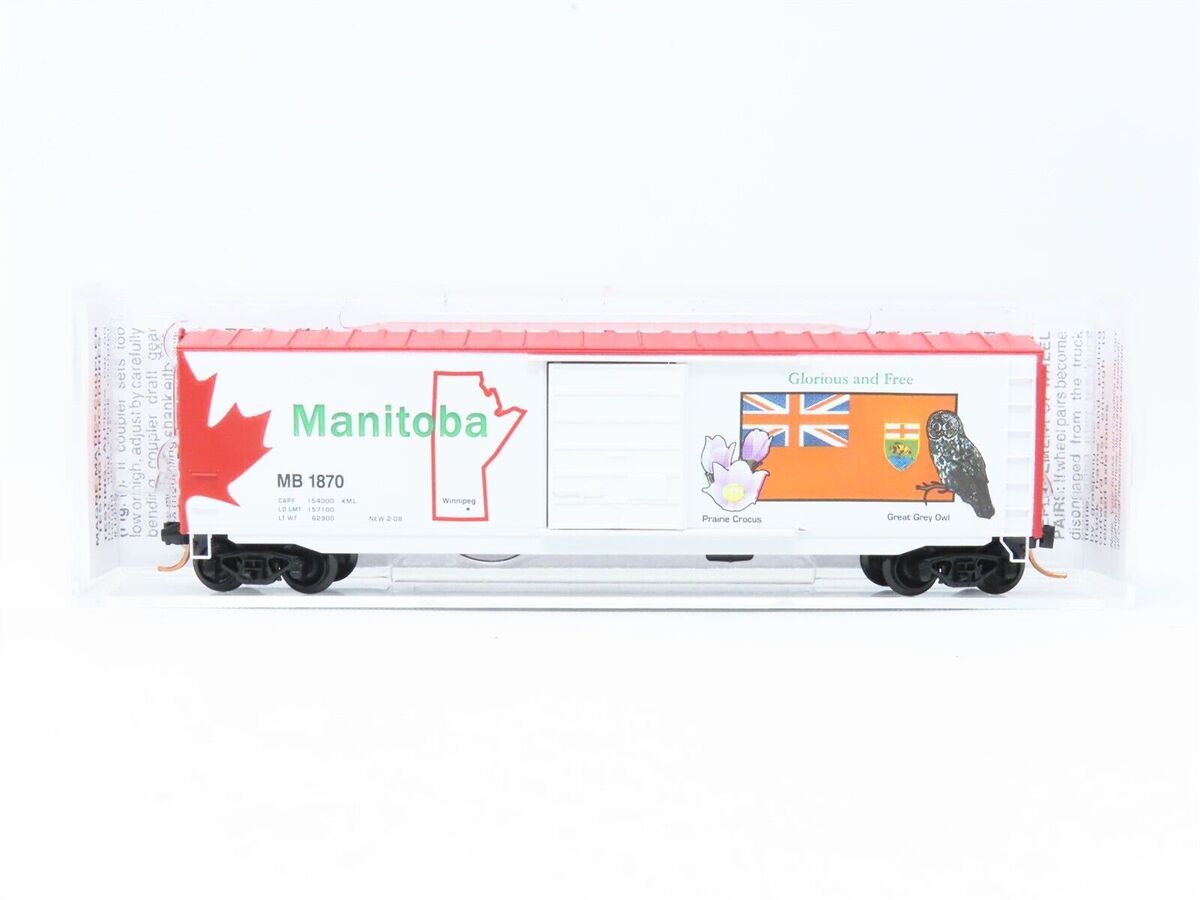 Micro-Trains 07700160 N Manitoba 50' Standard Single Door Boxcar #1870 LN/Box