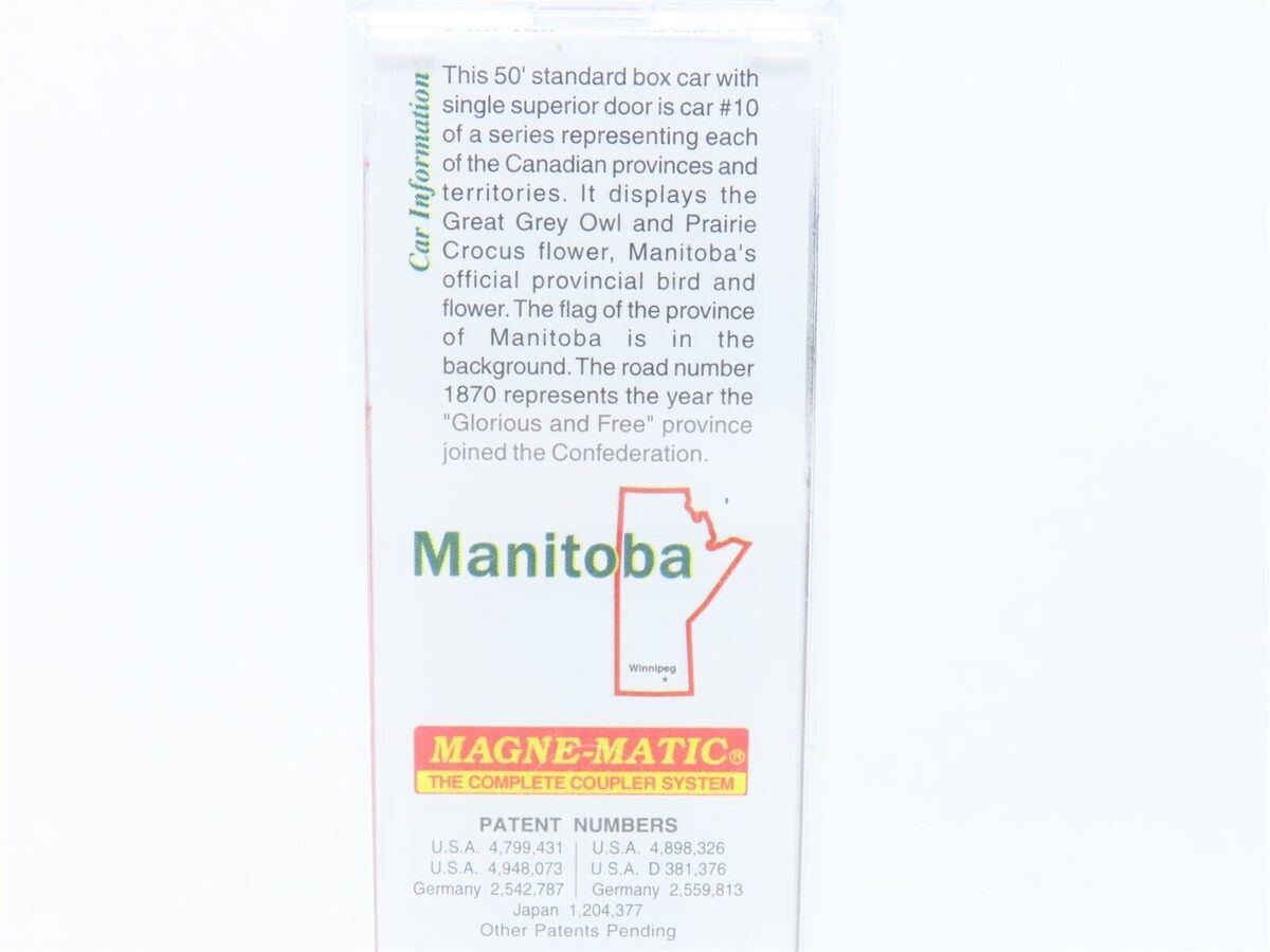 Micro-Trains 07700160 N Manitoba 50' Standard Single Door Boxcar #1870 LN/Box