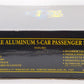 Weaver O Gauge Erie Lackawanna Aluminum 5-Car Passenger Set - 3 Rail LN/Box