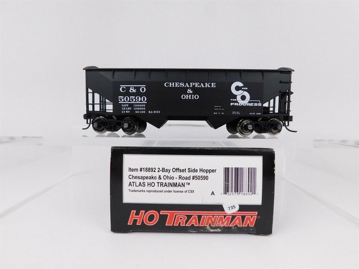 Atlas 18892 C&O 2-Bay Offset Hopper #50590