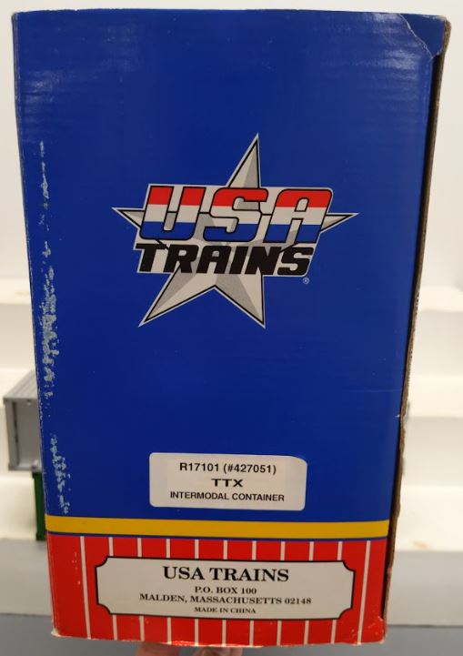 USA Trains 17101 G Gauge TTX Gunderson Husky Stack #427051 (Metal Wheels) LN/Box