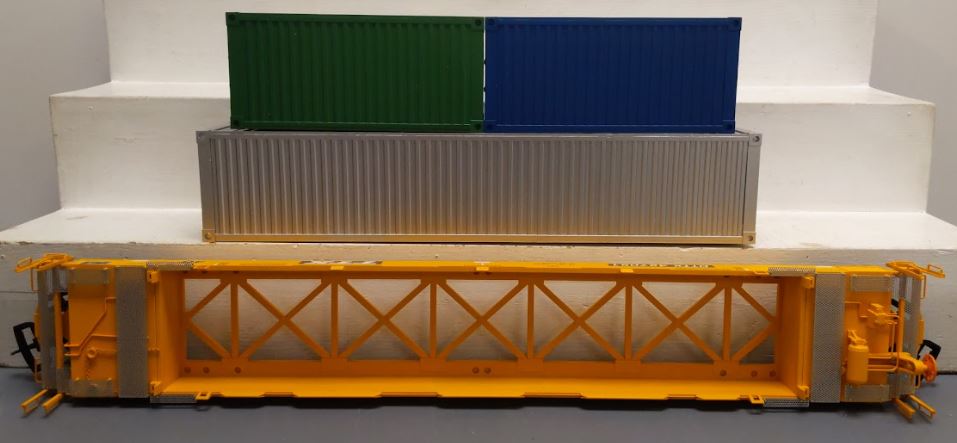 USA Trains 17101 G Gauge TTX Gunderson Husky Stack #427051 (Metal Wheels) LN/Box