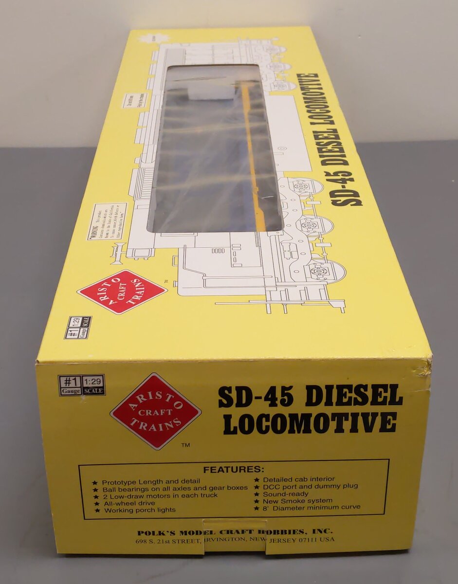 Aristo-Craft 22410 G Gauge CSX SD-45 Diesel Locomotive #8926 LN/Box