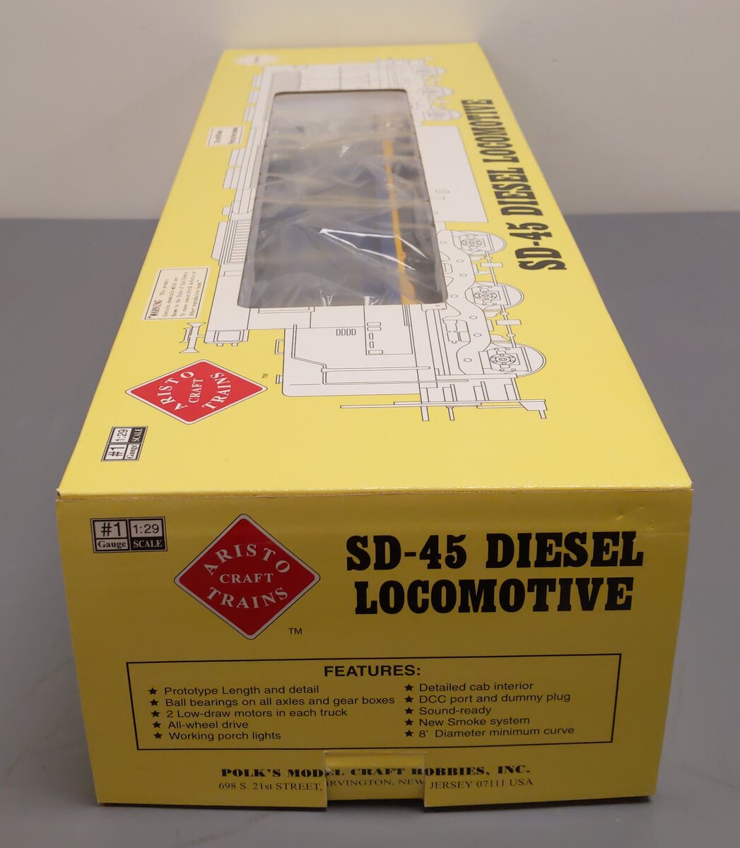 Aristo-Craft 22410 G Gauge CSX SD-45 Diesel Locomotive #8940 LN/Box