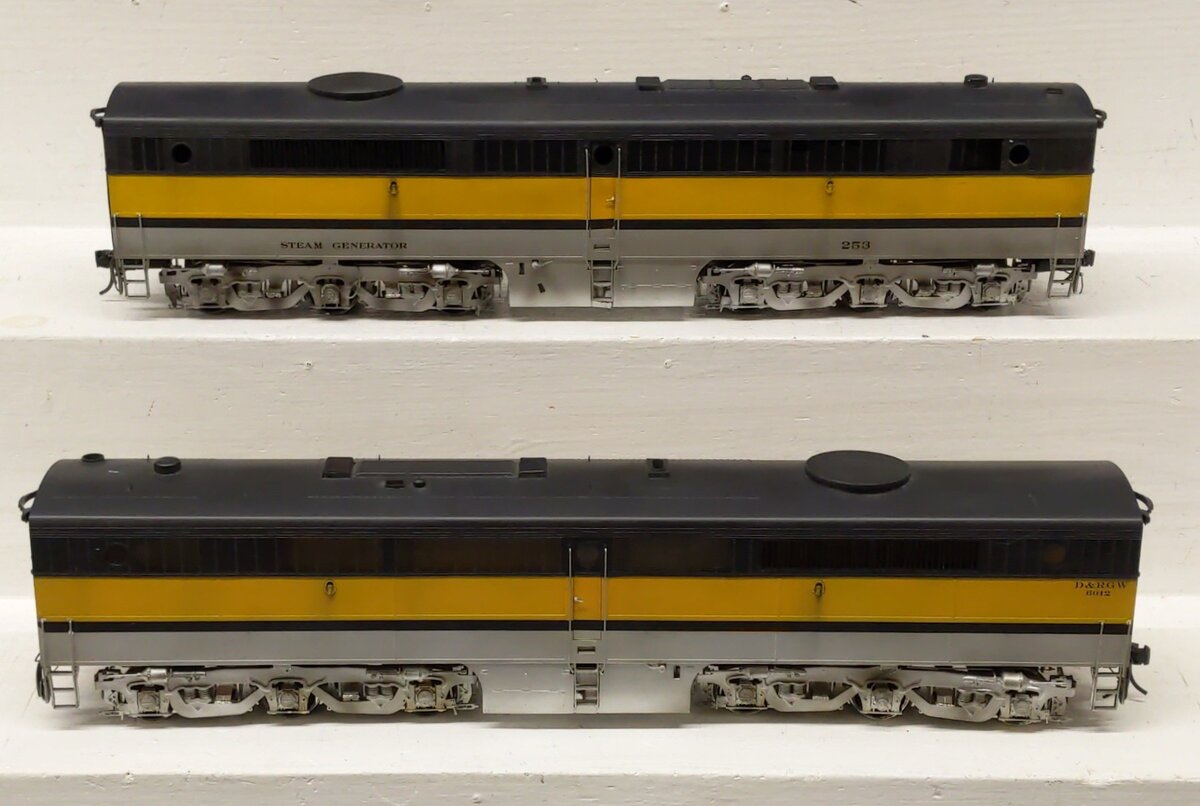 Overland OMI-0308 O BRASS Custom D&RGW PB-1 B Unit Diesel Engines (2-Rail) [2]/Box