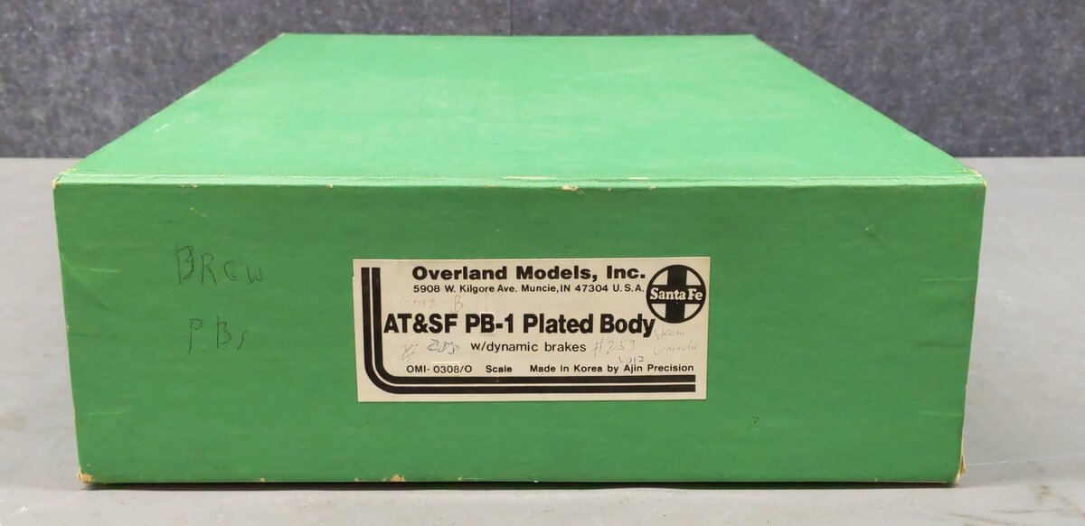 Overland OMI-0308 O BRASS Custom D&RGW PB-1 B Unit Diesel Engines (2-Rail) [2]/Box