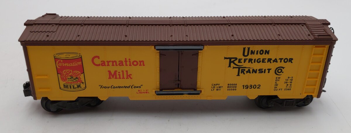 Lionel 6-19802 O Gauge Carnation Operating Milk Car LN/Box