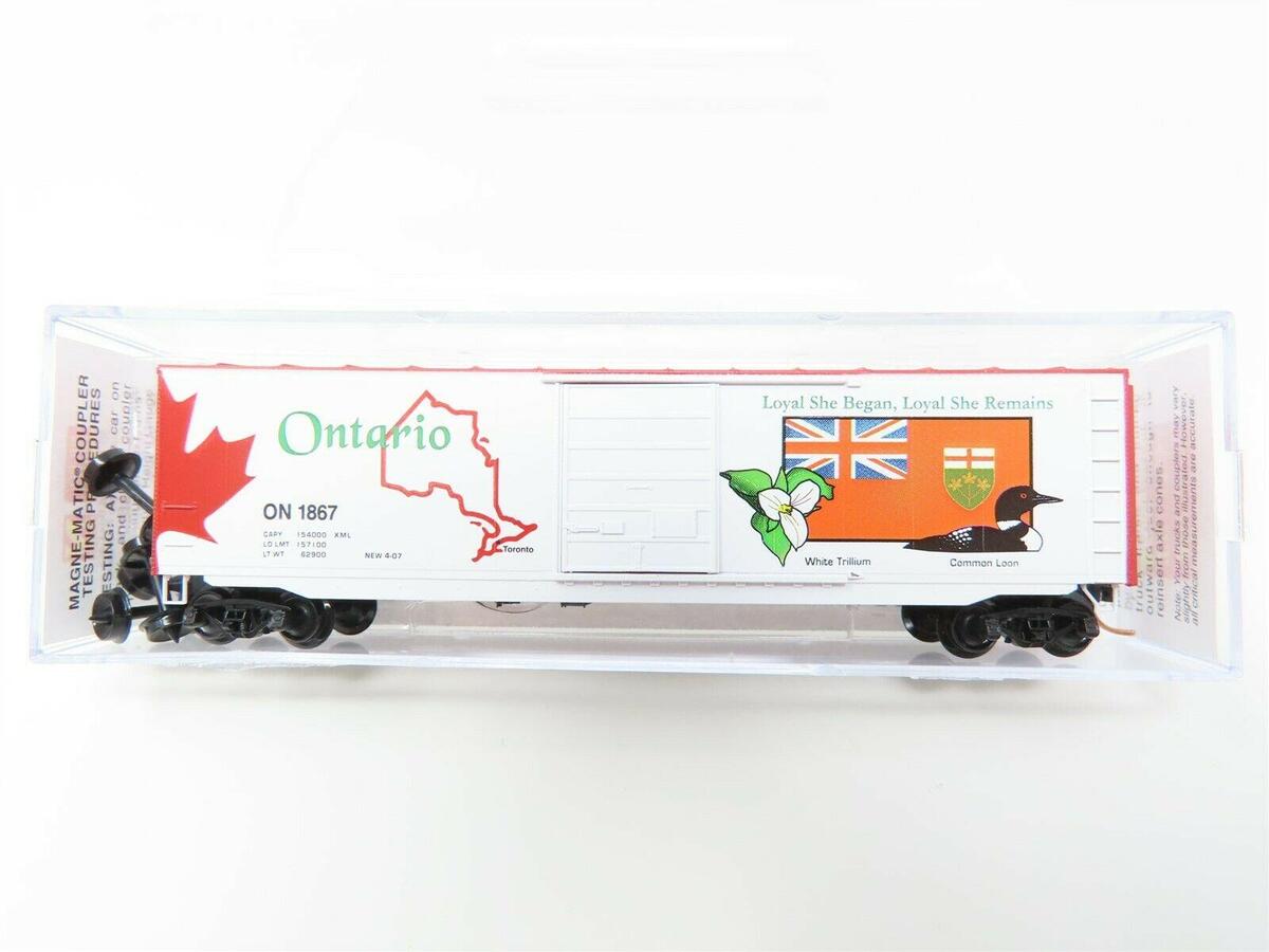 Micro-Trains 07700156 N Ontario 50' Standard Single Door Boxcar #1867 LN/Box
