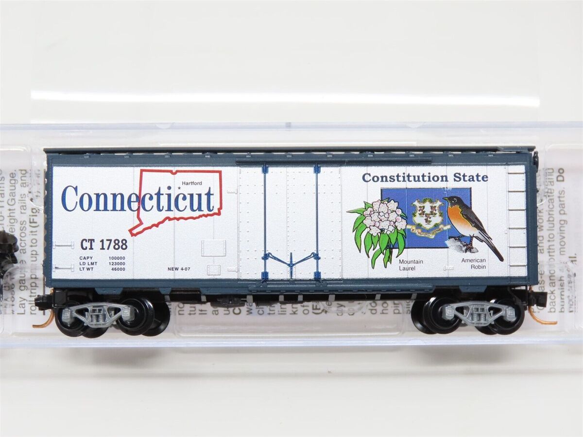 Micro-Trains 02100412 N Connecticut State 40' Plug Door Boxcar #1788