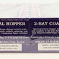 RMT 96255 O Gauge Canadian Pacific 2-Bay Hopper Car #357163/357164