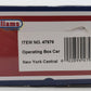 Williams 47976 O New York Central Operating Boxcar #164203