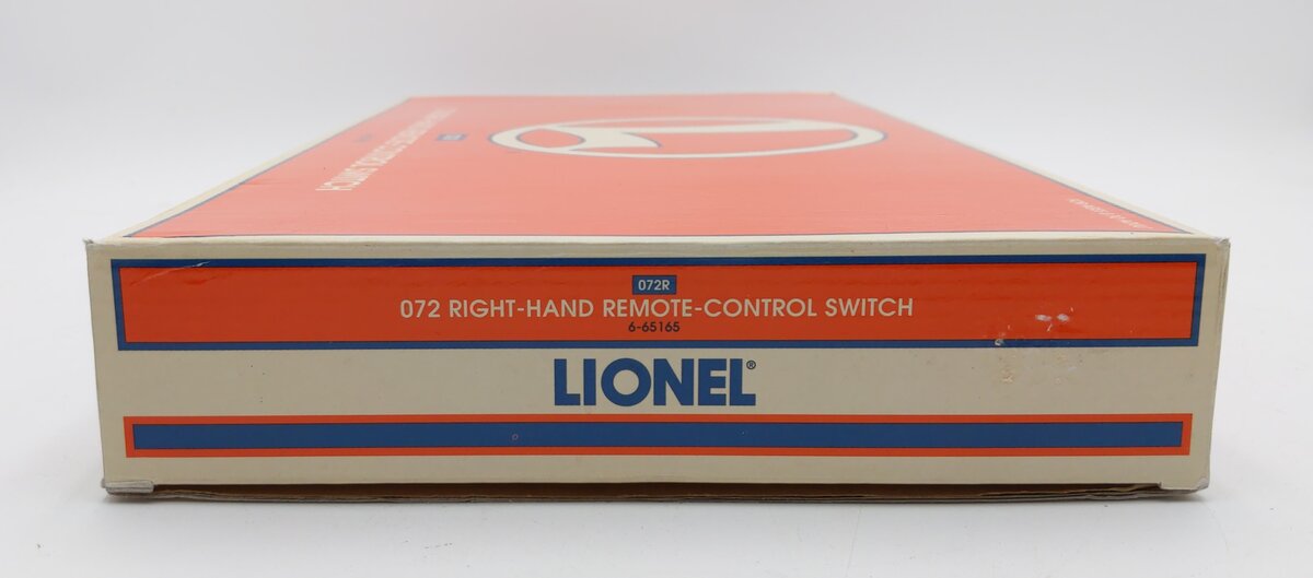 Lionel 6-65165 O72 Right Hand Remote Control Switch Turnout LN/Box