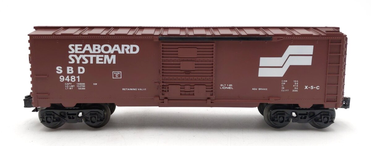 Lionel 6-9481 O Gauge Seaboard System Boxcar LN/Box