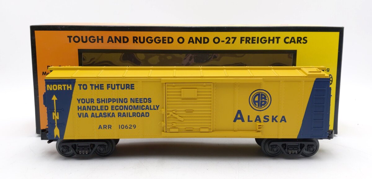 MTH 30-7468 O Gauge Alaska Railroad Boxcar #10629 NIB