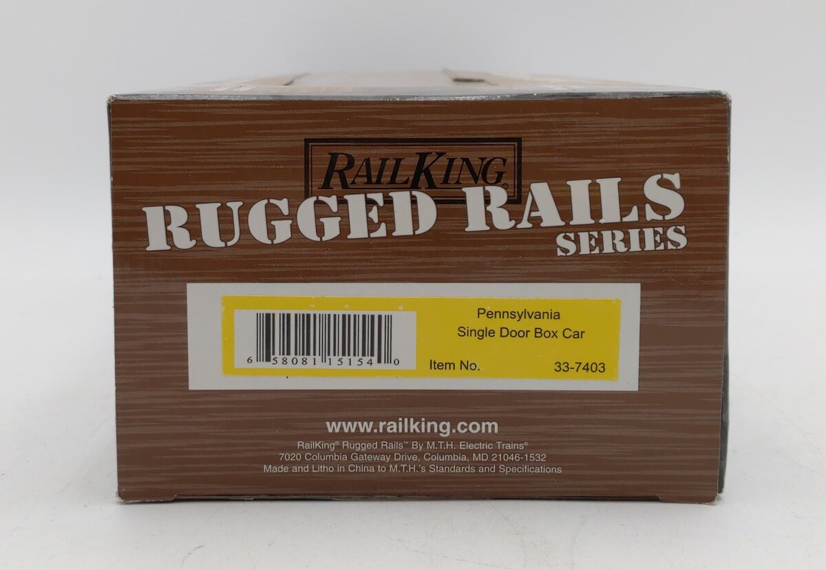 MTH 33-7403 O Gauge Pennsylvania Single Door Boxcar #28668 LN/Box