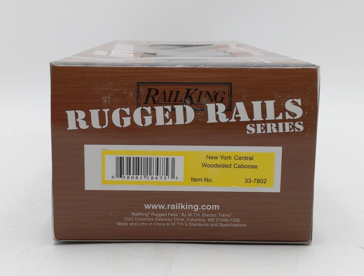 MTH 33-7802 O Gauge New York Central Woodsided Caboose #20118 LN/Box