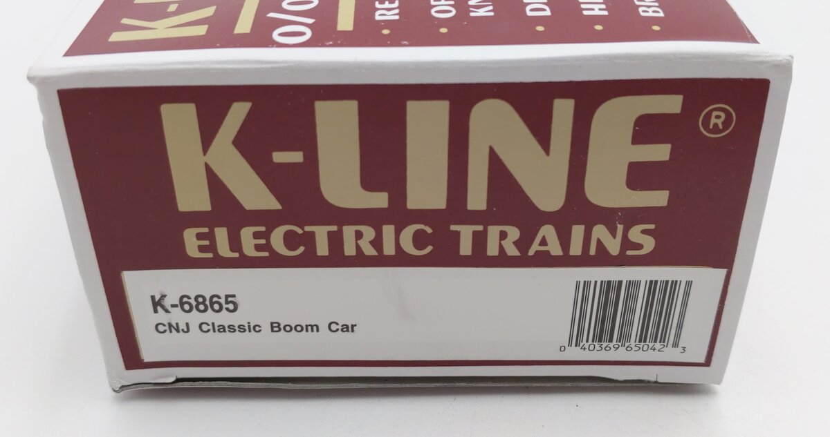 K-Line K6865 O Central New Jersey Classic Boom Car LN/Box