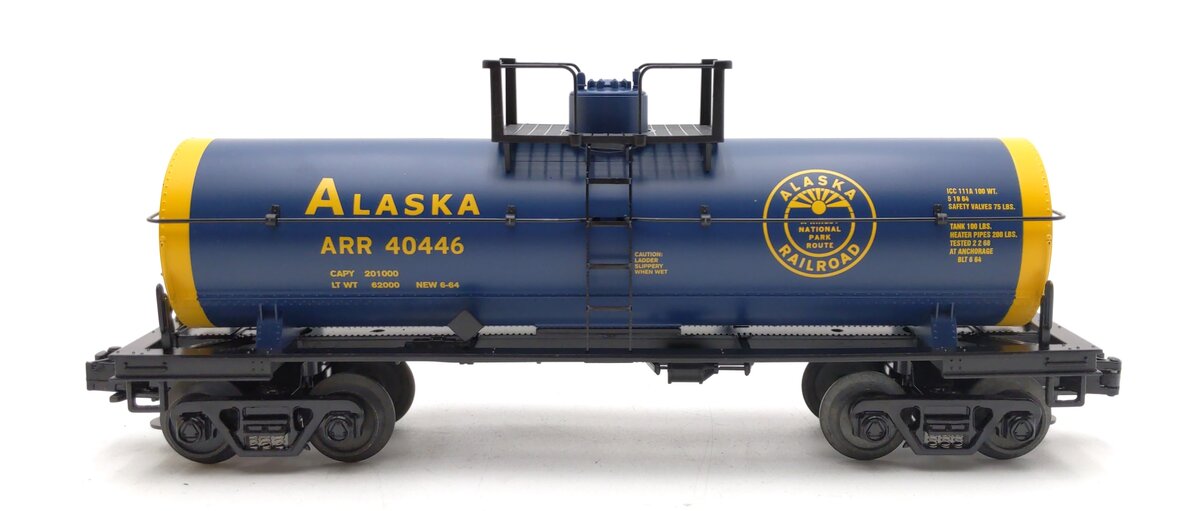 MTH 30-7341 O Gauge Alaska Single Dome Tank Car #40446 LN/Box