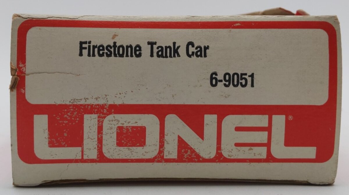 Lionel 6-9051 O Gauge Firestone Single Dome Tank Car VG/Box